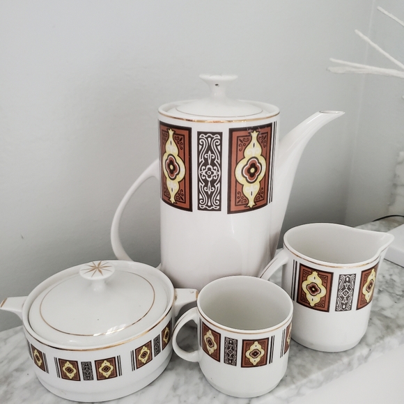 Unique Vintage Dining Vintage Coffee Creamer Sugar Set Poshmark